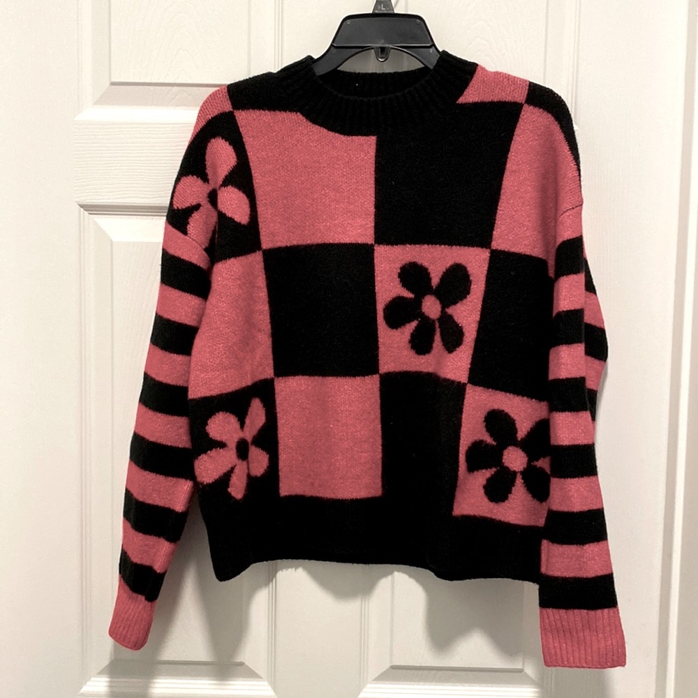 Zara Daisy Print Sweater